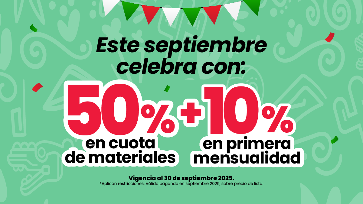 Promo del mes de agosto