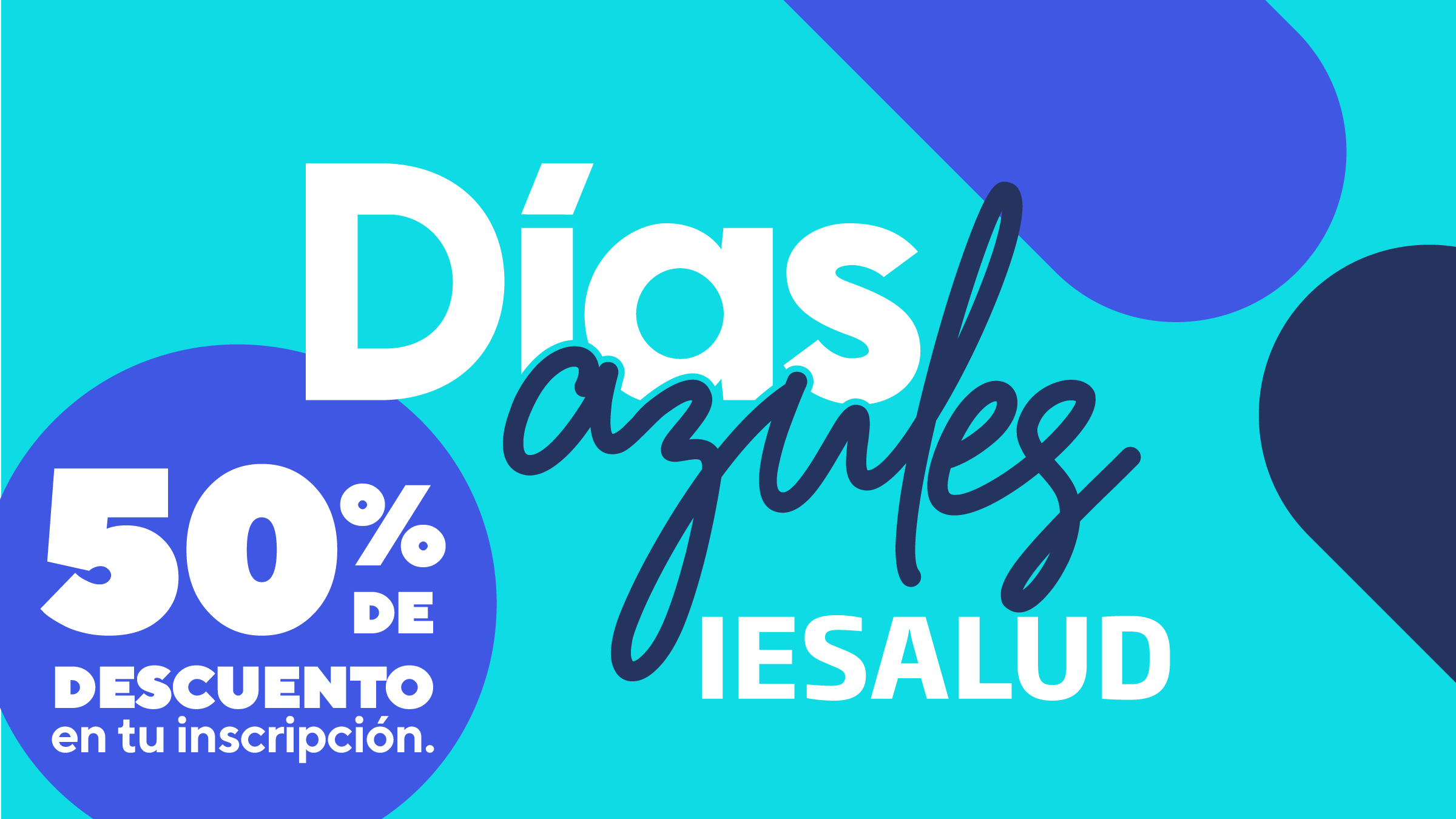 Días azulez 50% de descuento