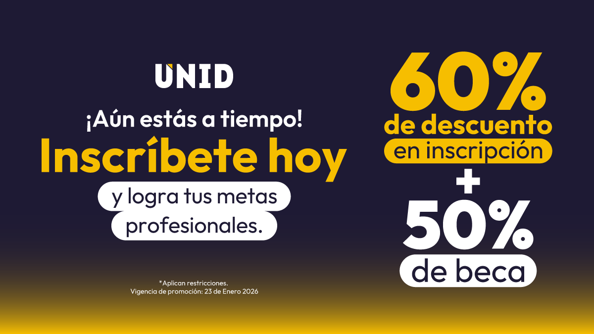 Aún estás a tiempo, ¡Iscríbete ahora!
